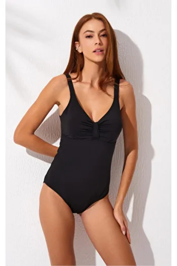 Pierre Cardin New Season Thin Strap Gathered Swimsuit 2025 Summer Season 241123