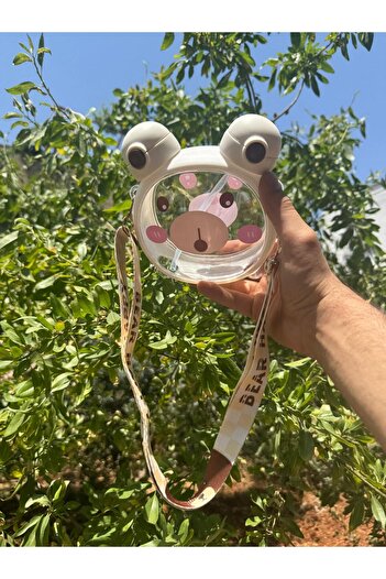 madam gold Copy - 🧸   Cute Teddy Bear Design Water Bottle with Shoulder Strap – 4 Color Options