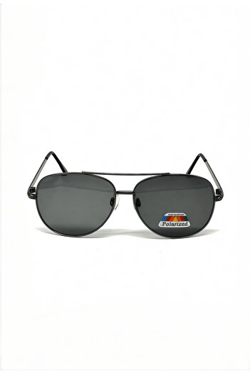 BAPPİR Polarized High Quality Drop Aviator Black Polarized Sunglasses Unisex