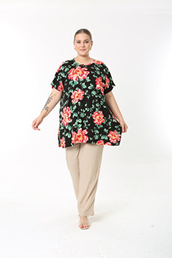 XL Modam Women's Plus Size Tunic Pants Suit
