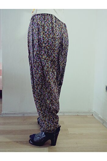 hoaryage Viscose Print Fabric Floral Print Baggy with Pockets 100% Cotton