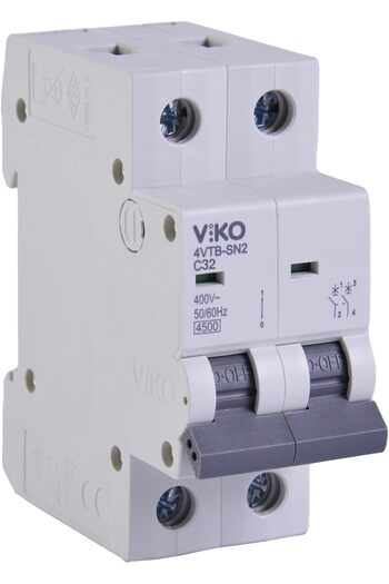 STOREMAX Sersashop 4Vtb-2C32 Automatic Fuse 4.5Ka C Type 2 Pole 32A 266450