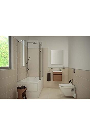 STOREMAX Polysight Minimax A44790 Toilet Brush Holder, Chrome Trendzap 467437