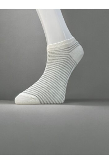 LAV SOCKS 3-Piece Women's Striped Women's Booties Socks