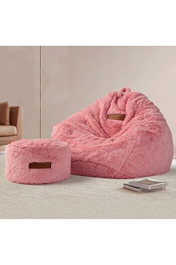 Good Night Home WoolSoft Ayak Puflu Peluş Dinlenme Koltuğu Ultra Konfor GoodNight&SoftHome