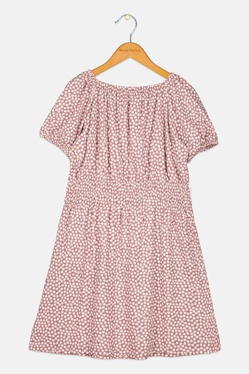 GAP Kids Girl Allover Print Dress, Multicolor