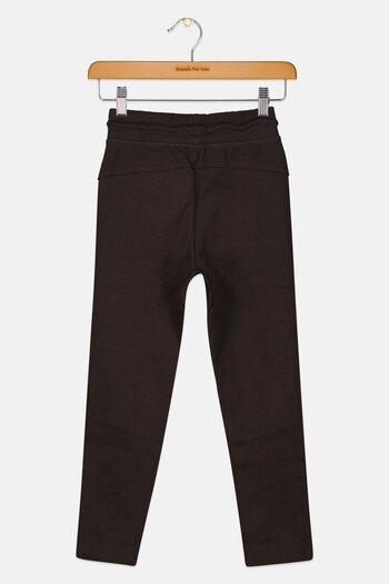 GAP Kids Boy Solid Drawstring Sweatpants, Dark Brown