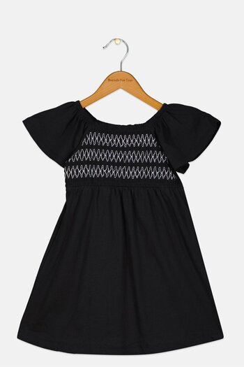 GAP Toddlers Girl Textured Dress, Multicolor