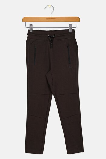 GAP Kids Boy Solid Drawstring Sweatpants, Dark Brown