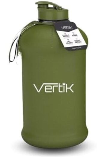 Vertik Sports Water Bottle (2.2 Liters) | Half Gallon | Hydro Jug, Large Reusable Bottles | Eco-Friendly, B