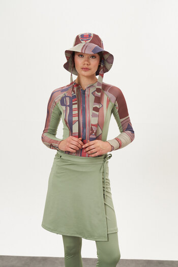 Mevra Bucket Beach Hat Ethnic Çağla