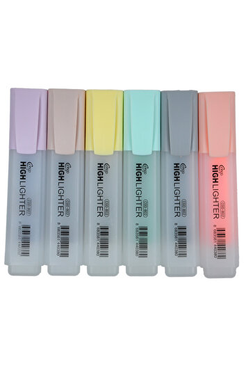 Cengo 6Pcs Highlighter Morandi Colors Cgo802