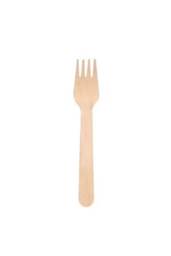 SKP Plastic Large wooden forks (25 pieces)