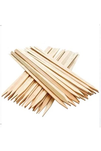 SKP Plastic Wide Wooden BBQ Skewers 20cm x 0.9cm (25 pcs)
