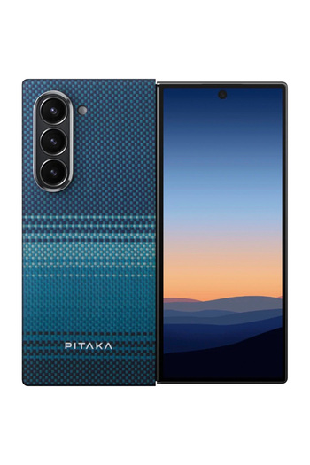 PITAKA Προστατευτική θήκη MagEZ 5 600D, Moonrise Ultra Slim για Samsung Galaxy Z Fold 6, Μπλε