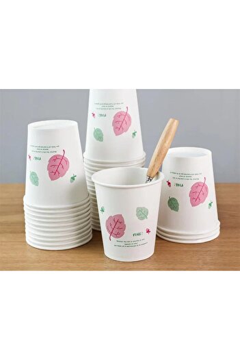 Limitless Paper Cups 56 PC - 8 oz Disposable for Hot & Cold Drinks, Events & Daily Use, White