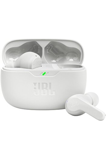 JBL Casti In-Ear JBL Wave Beam, True Wireless, Bluetooth, Deep Bass, Carcasa de incarcare, White