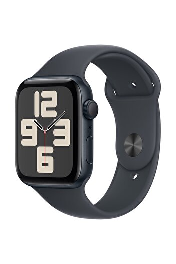 Apple Ceas Smartwatch Apple Watch SE (2024), GPS, 40mm Midnight Aluminum Case, Midnight Sport Band - M/L