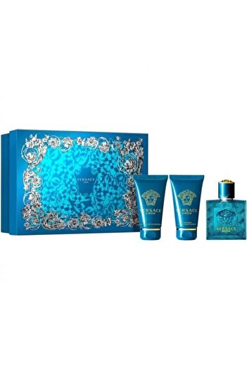 Versace Versace Eros Gift Set: EDT 50ml, Shower Gel 50ml, After Shave Balm 50ml