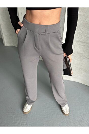 RPT MODA High Waist Cirtli Belt Palazzo Pants