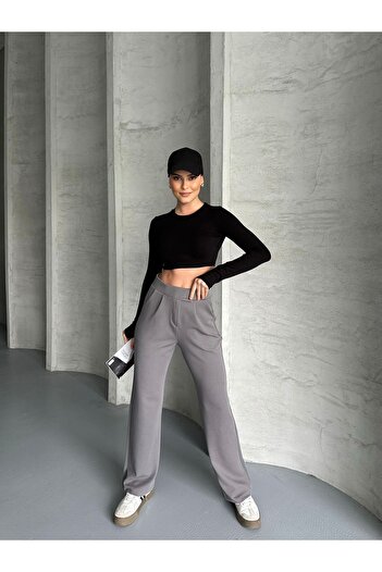 RPT MODA High Waist Cirtli Belt Palazzo Pants