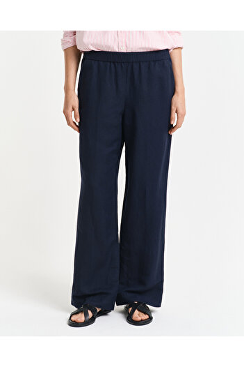 Gant Kadın Lacivert Relaxed Fit Pantolon