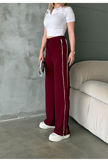 RPT MODA High Waist Lycra Palazzo Pants with Arabic
