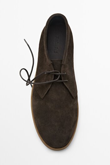 Massimo Dutti Yumuşak süet bot