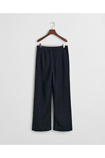 Gant Kadın Lacivert Relaxed Fit Pantolon