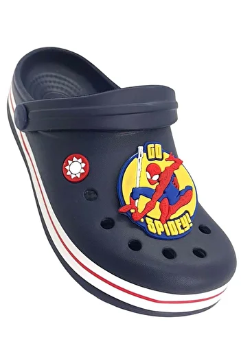 MARKABONİ Spiderman Boys' Slippers Pool Sea Beach Sandals