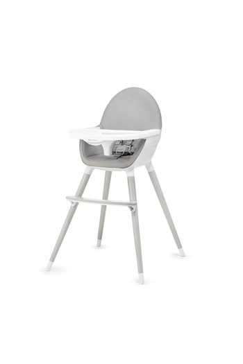 Kinderkraft KINDERKRAFT FINI DINING CHAIR, 2 IN 1, GREY LEGS