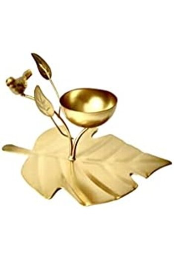 Generic Metal Votive Candelabra, Decorative Candle Centerpiece, Golden Elegant Candle Holders, Centerpiece f