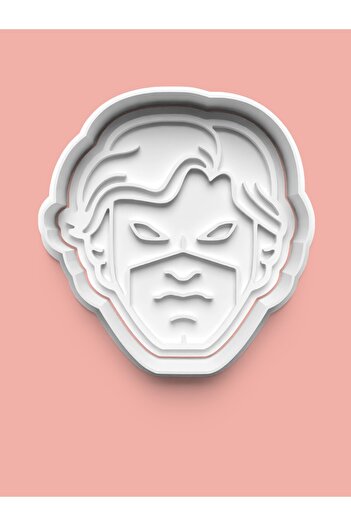AKTASTORE Captain Marvel Captain Marvel Figure Cookie Mold and Sugar Dough Mold