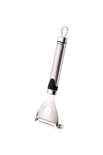 Generic BERGNER Stainless Steel Easy to Use Y-Shaped Fruit and Vegetable Peeler Silver 6 x 18.5cm BG-3217