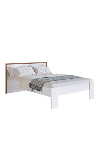 Art In Móveis Single bed for bedrooms and homes, white color, 194.8*141.6*84.6