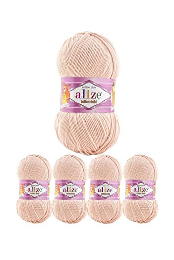 Alize Original Turkish Alize Gold Cotton Threads, 5 Pieces