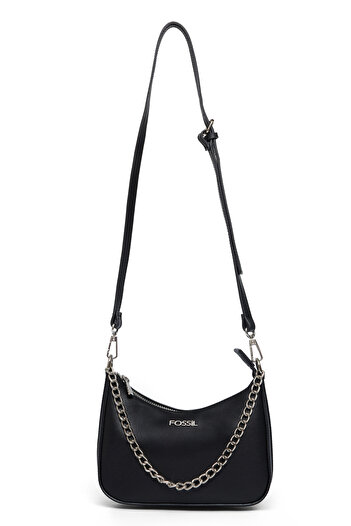 Fossil Black Women's Hand and Cross Shoulder Bag 05Fo25Y5061