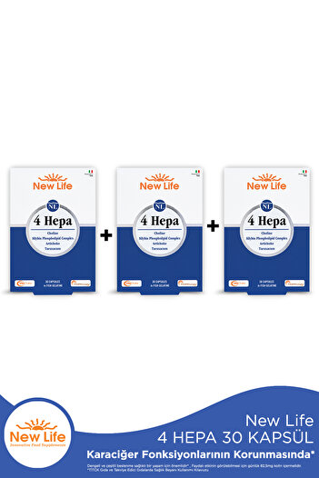 New Life 4 Hepa 30 Softgel 3-Pack