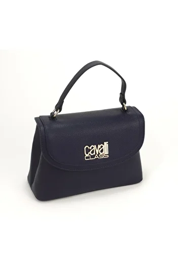 Class Roberto Cavalli Top Handle, Handbag, Cutie, Navy Color