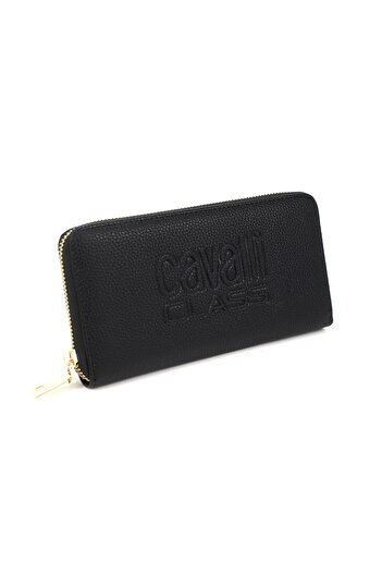 Class Roberto Cavalli Wallet, Accessory, Black Color