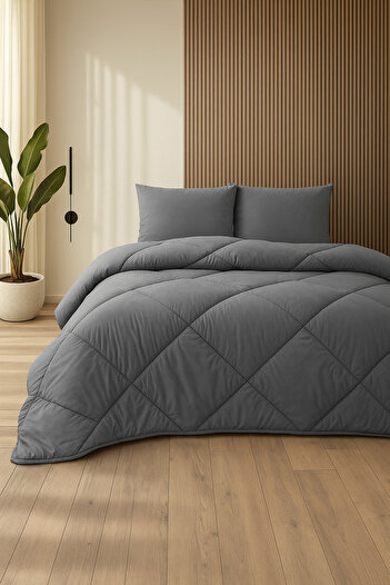 Formeya Anthracite Gray Soft Winter Quilt Double 195*215