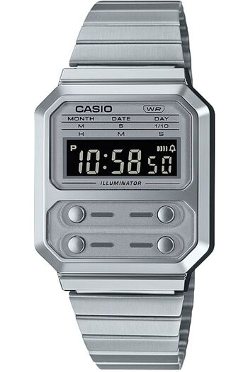 Casio A100We-7Bdf Vintage Retro Wristwatch