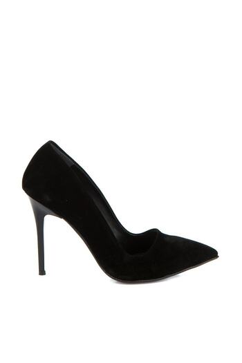 Fox Shoes Černé dámské boty na podpatku 8922151902