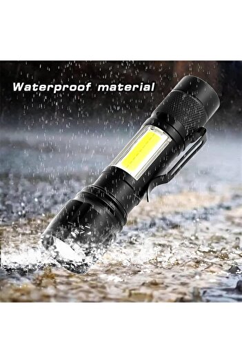 Primo Plus Plastic 5W Small Sun LED Torch Light, Battery Type: Lithium Ion, Cool White