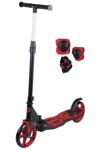TOYSTORE Oversized Scooter over 12 Years Old 2 Wheel Foldable Scooter with Brake