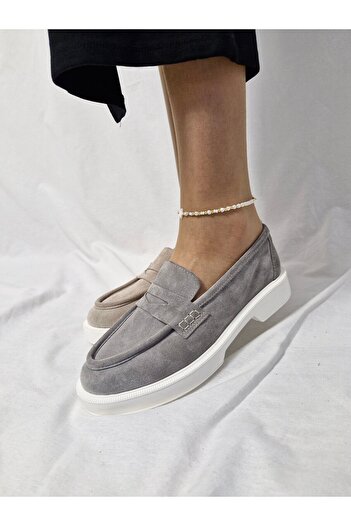 aayak&kabımofficial Genuine Leather Stylish and Comfortable Women's Loafer Shoes Comfortable and Elegant Choice for Daily Wear