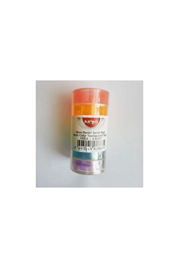 Noki Tape Crystal (19 MM * 33 MT) Colored 6-Piece Roll