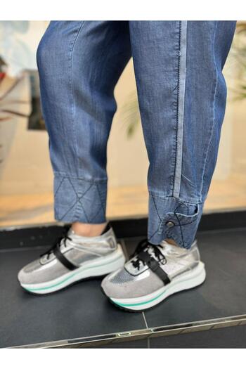 MissWhence Navy Blue Denim Jeans - Women's Designer Pants