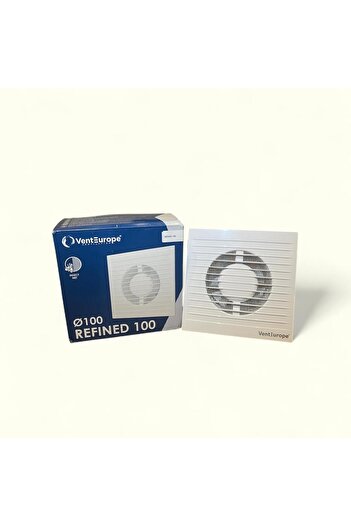 Venteurope Refined 100'lük 10cm Banyo Tuvalet Havalandırma Aspiratör Fanı