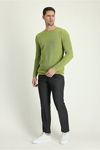 Kiğılı Slim Fit Slim Fit Wool Classic Fabric Trousers
